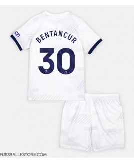 Günstige Tottenham Hotspur Rodrigo Bentancur #30 Heimtrikotsatz Kinder 2023-24 Kurzarm (+ Kurze Hosen)